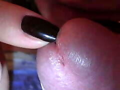 finger nail in peehole COMPILATION