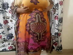Desi Hot Bhabhi Getting Ready For Beach Wearing A misar hd sexi Under Her Dress ..