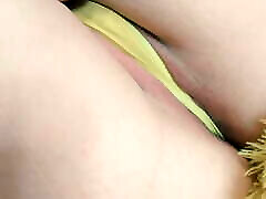 yellow tube real oral couple play close up phone video