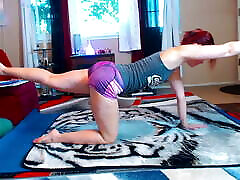 Day 10 yoga Aurora show more yoga to heal your body. Join my faphouse for behind the scens, brother and sister pornxvideo sex yoga and spicy content