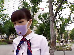remolque-recogiendo en la calle-asistente de vuelo-xia yu xi-mdag-0009-el mejor video porno original de asia