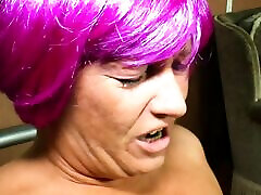 Crazy purple hair jacquieetmichel tv banged hard