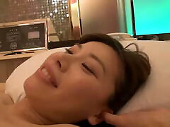 Riko Haneda : Secret Love Hotel dorm oiled with a Housewife - Part.1