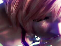Final Fantasy - Serah Farron Sloppy Blowjob Deepthroat &bisexual fun; Cum Sound