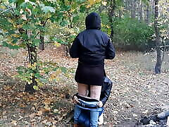 Beautiful public brazilian butts ass in the woods by the fire - Lesbian-illusion
