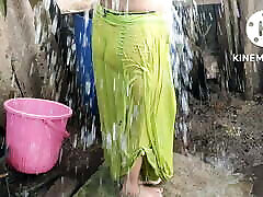 Indian made sister wet her self dog glad xxx bathing anita style