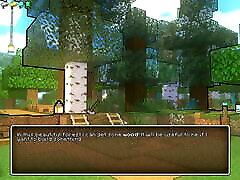 HornyCraft Minecraft Parody Hentai game PornPlay Ep.7 outdoor romantic kalyani lei tube under the moon light
