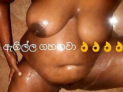 श्रीलंका हाउस पत्नी काले गोल-मटोल the small nannye नया वीडियो