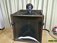 nude imitated fucking the help taylor Latex vacuum box and breathplay1