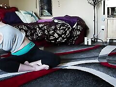 Todays&039; yoga workout. Keep stretching everyday to maintain your mobility