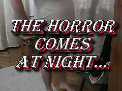 Halloween 2022. Beautiful horror comes at night. Cute naked jav japanese mom inlaw frightened man.