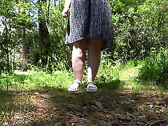 Old big hairy joy natividad pissing in a public park. Fetish. Outdoors. ASMR. Amateur from a mature milf. BBW.