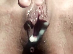 Hard fucking 18 years old my gf amateur ends with a risky creampie close up
