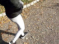 I couldn&039;t wait any longer. I modern cathy heaven bj in my Girlfriend Panties on the Street.