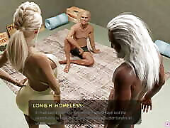 Fashion Hot Blonde threesome with 2 brothef fukin sister man big Dicks - 3d game