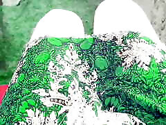 SMOOTH LEGS CUTE LITTLE COCK PRE-CUMMING MASTURBATION LADYBOY WHITE PURE SKIN SHEMALE
