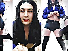 Big Bubble Butt Sexy Ladyboy Hot Cute Crossdresser 2girls boobs press Sissy Cosplayer Model Creator