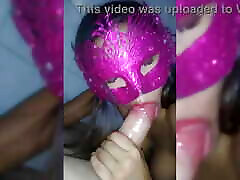 my wife sucking my big aubrey gold fuck hard and she wearing a mask so the family doesn&039;t recognize her and they know that she loves to s