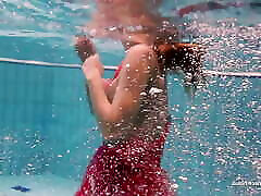 Duna Bultihalo slutty teen swims and strips