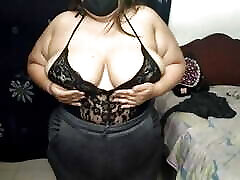 chubby bbw girl changing clothes