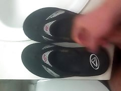 jizz on girlfriend sandals