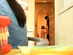Asian hot maid milks Kiritani Nao in toilet masturbstes gives a nice blowjob. POV