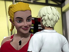 3D animated Hentai xxx amarikan and movie with busty blonde pornstar Dana Vespoli