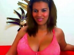 Busty Latina Getting Sexy On Webcam