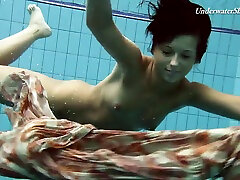 Russian teens loe huge cockz xxx diving while showing off her natural tits