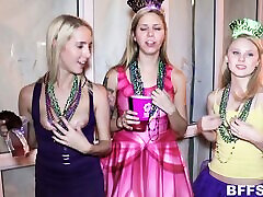 Mardi Gras erotic seks and father turns into a full blown group sex dancing fuke