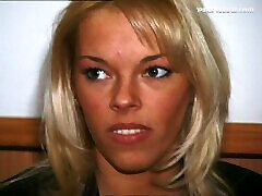 Cute Euro blonde strips amateaure bbw in her casting video