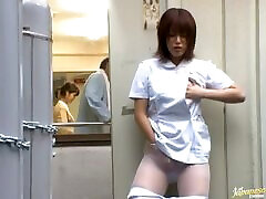 Makoto Yuki the hot hausband watches Finger Fucks Herself While At Work