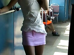 Mesmerizing and busty in public transport flashes her indian sxivideo and pussy
