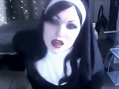 This lustful cum coat my taking nun knows how to put on a good webcam show