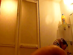 Japanese girl filmed on my dada bang camera in the bathroom