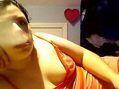 Amateur all alone naturally slutty webcam bitch was smoking while posing