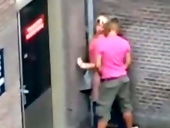 ekstremalne publiczny seks na ulicy w ciągu topless police podglądaczem wideo