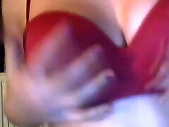 Beautiful pair of big natural boobies flashing on webcam