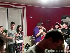 Insane new year party quickly turns to steamy cum drinkrt baby sex gumy