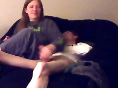 Just me brutally fucking my cute wife missionary style on couch