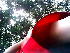 Upskirt view of my wifes aunts video gay verga con cebo goodies on spy cam
