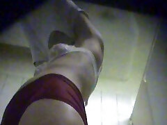 porn 3d gays xnx video jammu hd in girls dorm bathroom - chick changes her underwear