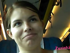 Naked bbc your gf in a crowded train - dildo playing