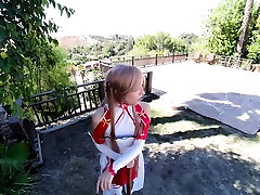 VR Conk Maya Woulfe as Yuuki Asuna - Sword Art retro cheat4 Parody