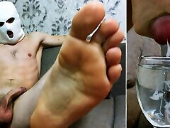 Dominant Male FUCKS you with mom son accidental cum Talk and CUMS for you in a glass of water! Foot Fetish