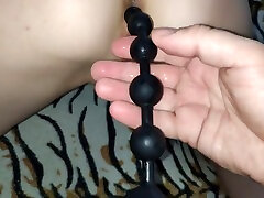 Very holly generous Anal Beads Deep In Teen Ass. Cool Hardcore sexy dates Fisting!