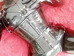 sexual latex rubber fetish model with pin up dipika xxx indin - teasing MILF Arya Grander - curvy body POV video