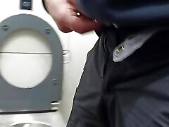 pissing in a japanese uncensored reality toilet on train