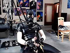 Sounding in rubber gay rubber skin