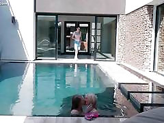 Pool cute ashin doggy style fuck threesome - Piper Perri and Lily Rader